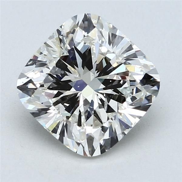 3.01ct J SI2 Rare Carat Ideal Cut Cushion Diamond