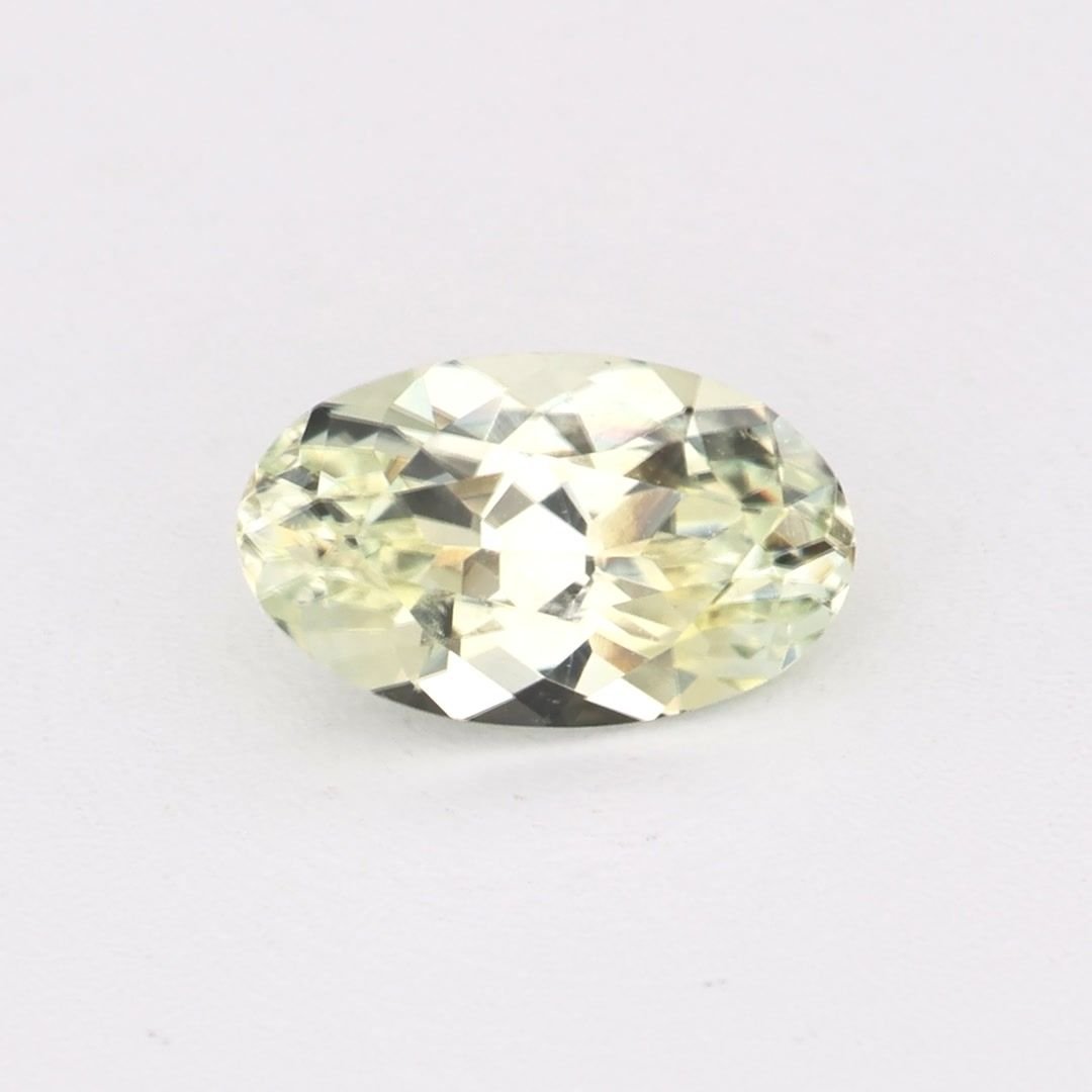 0.24 Carat Yellow Oval Sapphire