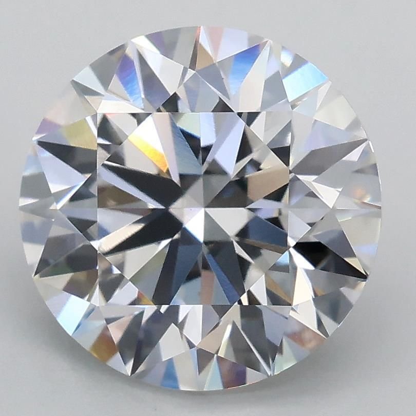 3.08ct E VS1 Rare Carat Ideal Cut Round Lab Grown Diamond