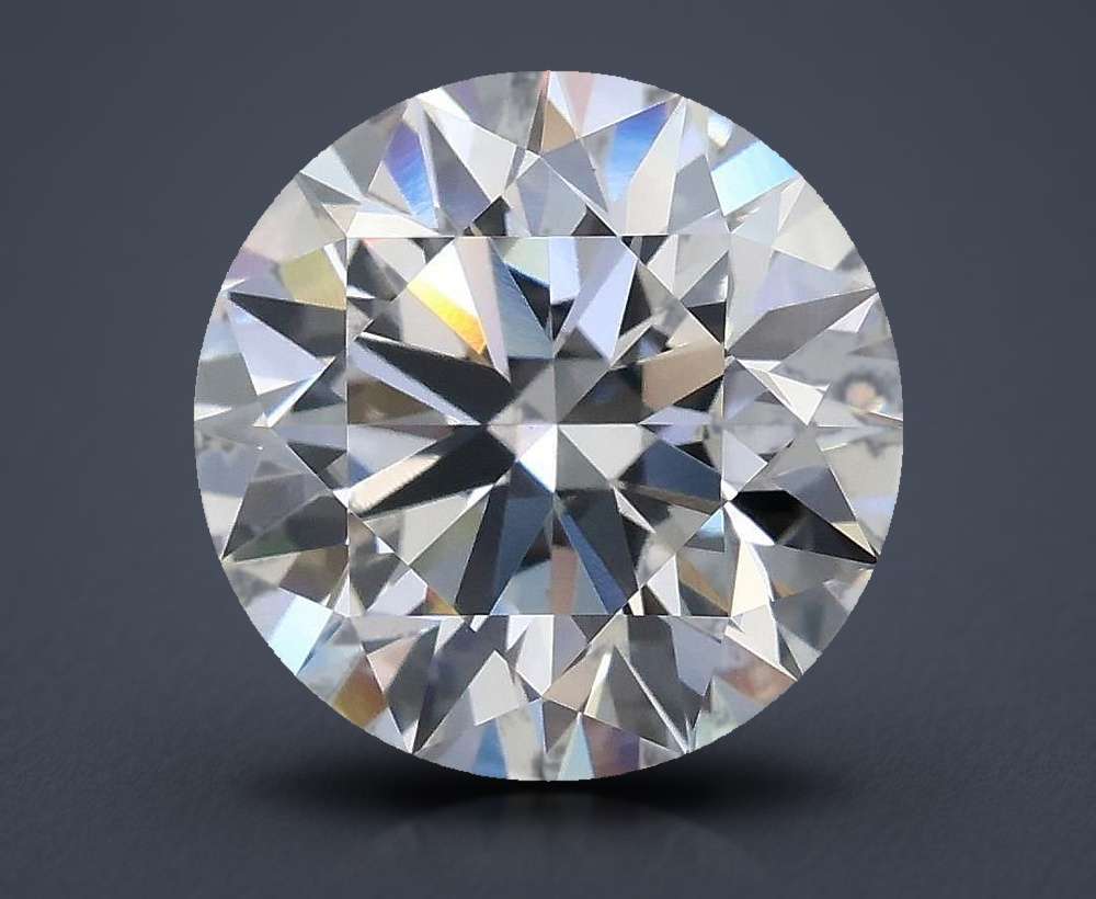 3.08 Carat Round Lab Diamond