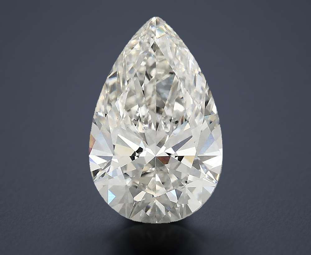 2.81 Carat Pear Lab Diamond