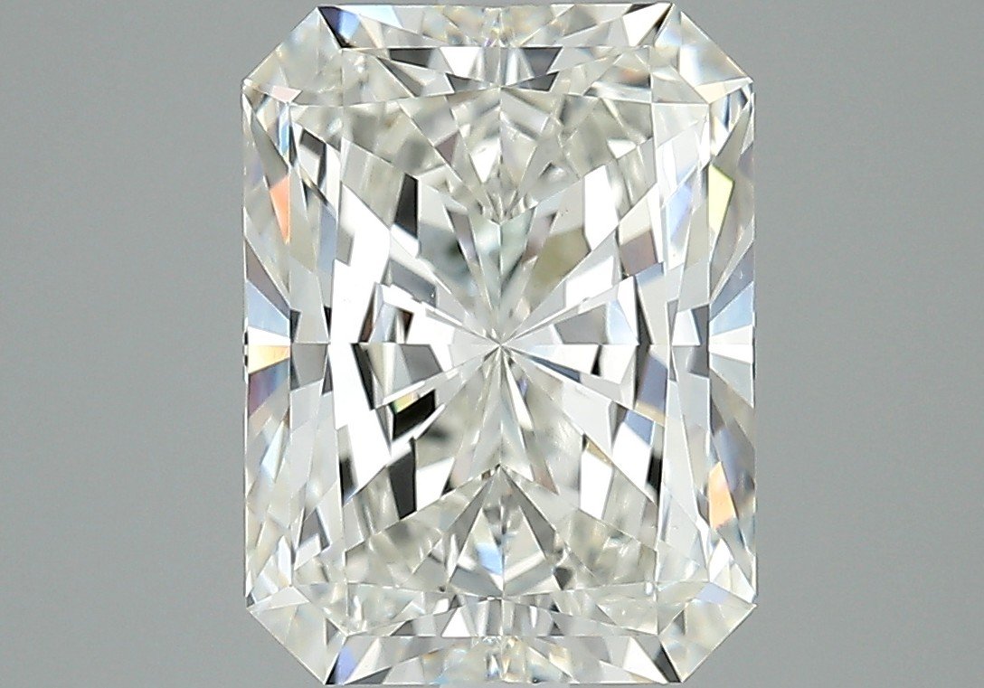 4.04ct J VS2 Rare Carat Ideal Cut Radiant Diamond
