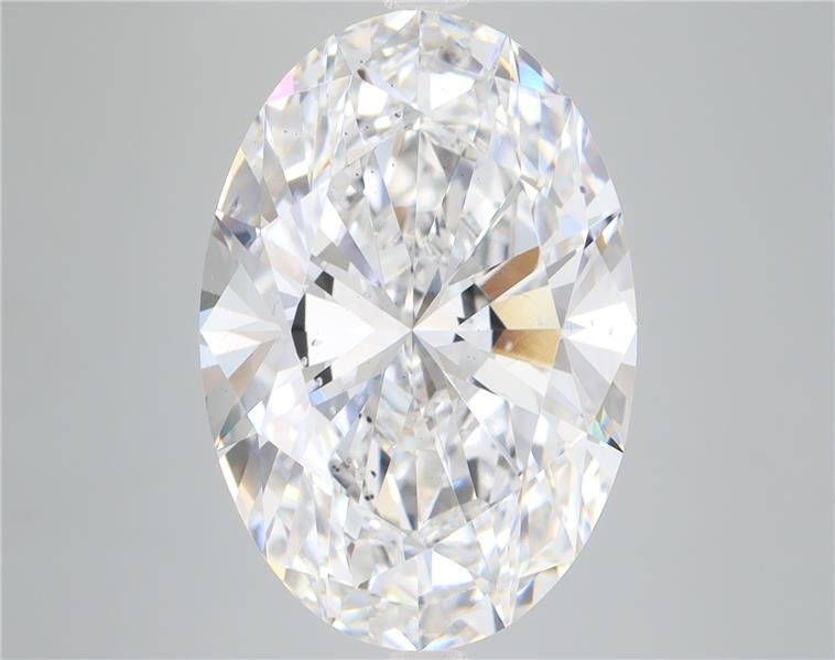 10.62ct F SI1 Rare Carat Ideal Cut Oval Lab Grown Diamond