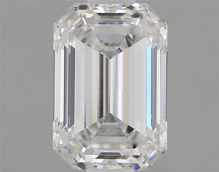 0.88ct F VS1 Rare Carat Ideal Cut Emerald Lab Grown Diamond