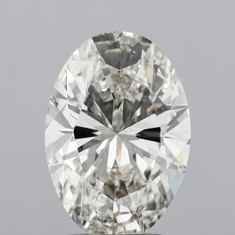 2.62ct H VS1 Rare Carat Ideal Cut Oval Lab Grown Diamond