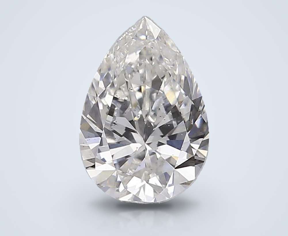0.57 Carat Pear Lab Diamond