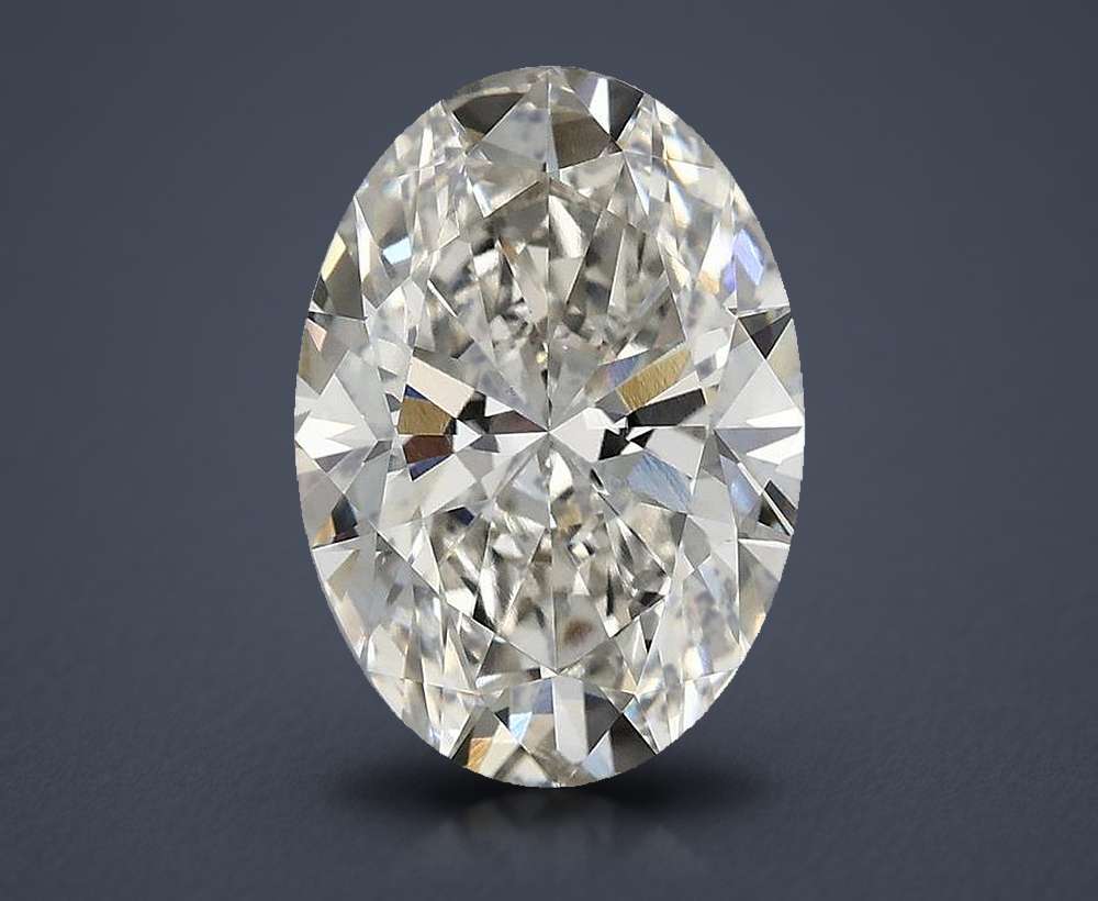 3.95 Carat Oval Lab Diamond