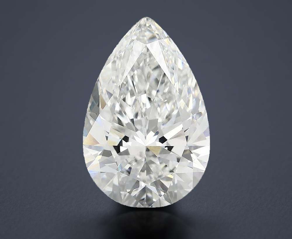 3.88 Carat Pear Lab Diamond