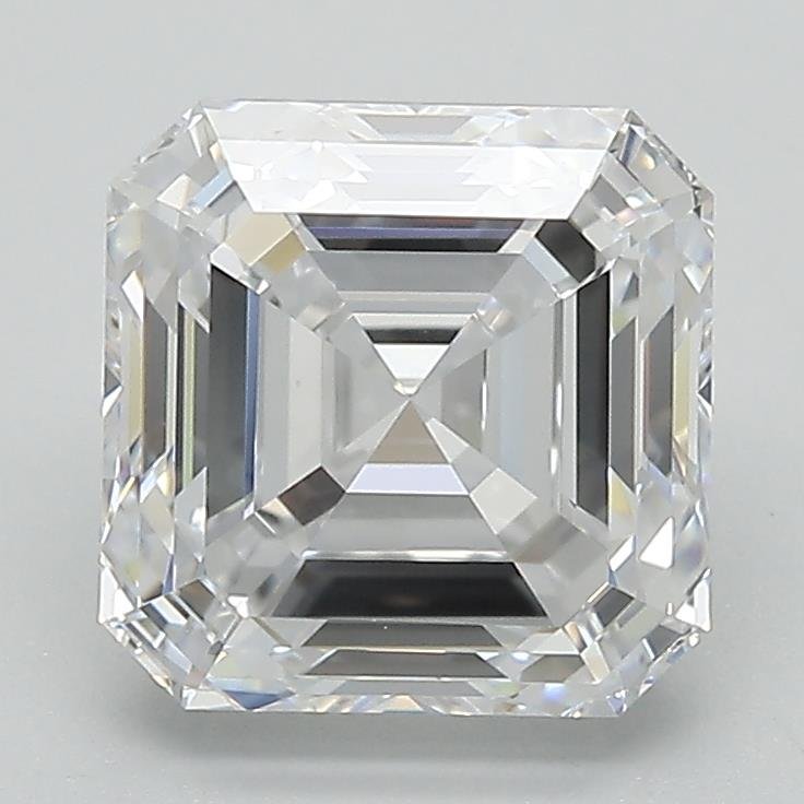 3.06ct D VS2 Rare Carat Ideal Cut Asscher Lab Grown Diamond