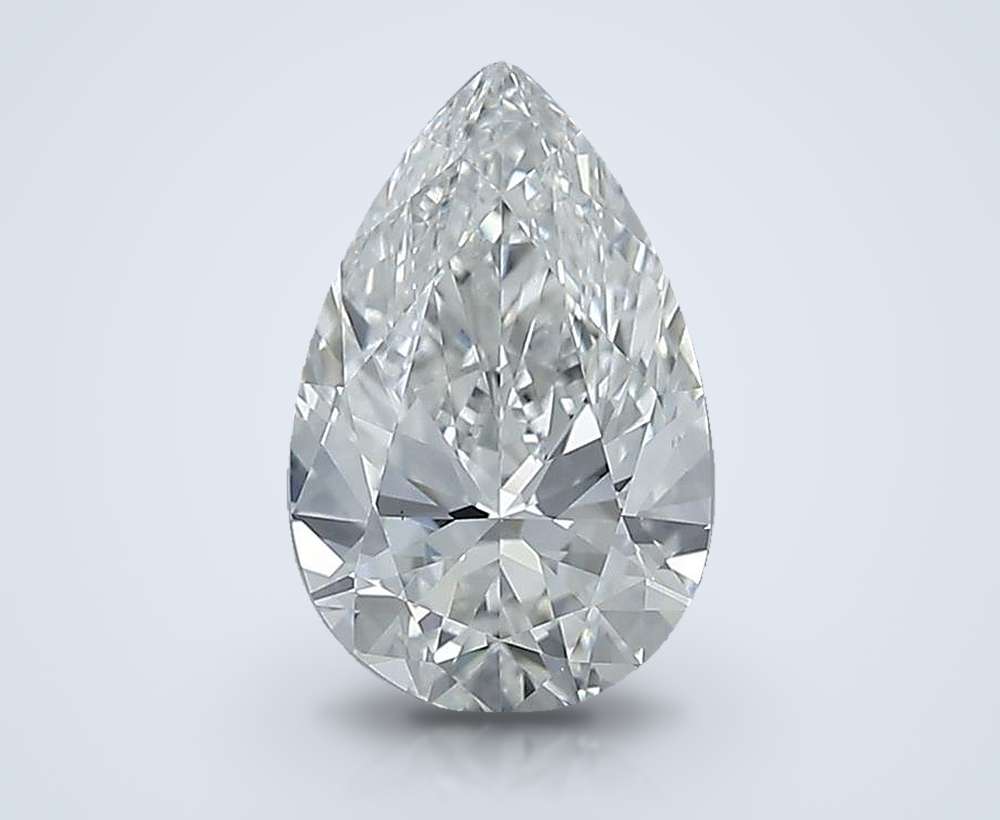 1.50 Carat Pear Natural Diamond