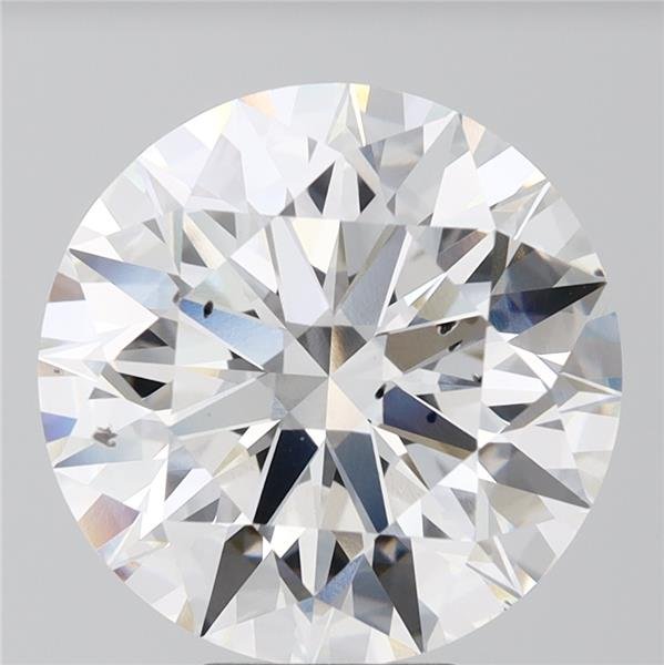 7.03ct G SI1 Rare Carat Ideal Cut Round Lab Grown Diamond