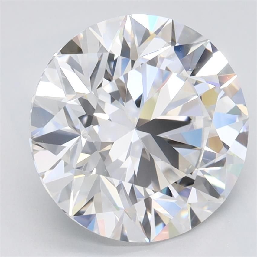 3.20ct D IF Rare Carat Ideal Cut Round Lab Grown Diamond