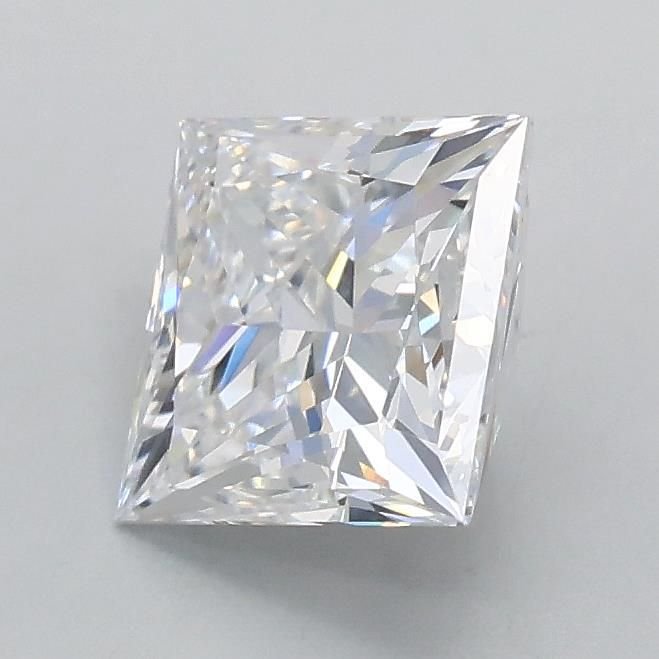 1.07ct D VVS2 Rare Carat Ideal Cut Princess Lab Grown Diamond