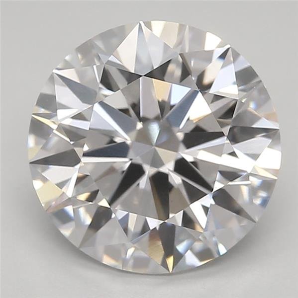 3.25ct E VVS2 Rare Carat Ideal Cut Round Lab Grown Diamond