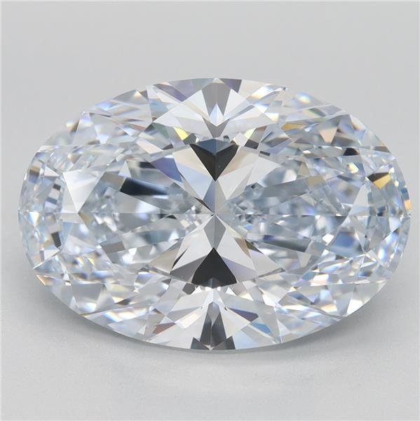 6.01ct G VVS1 Rare Carat Ideal Cut Oval Lab Grown Diamond