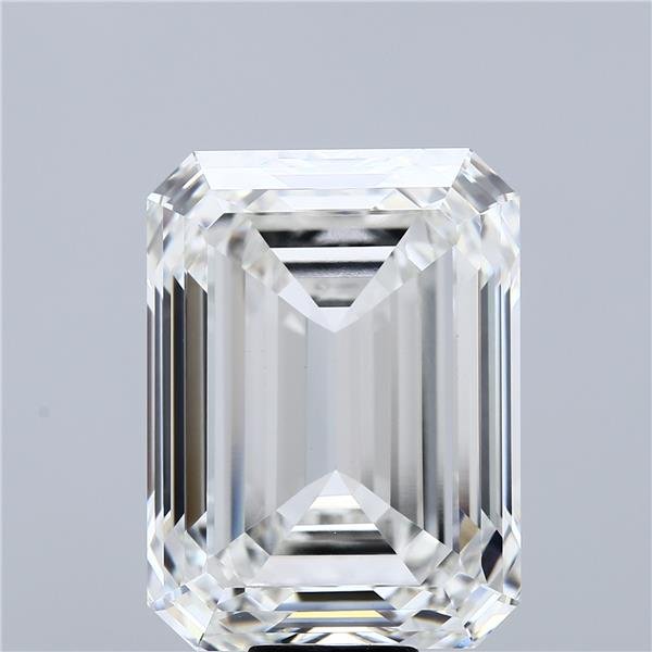 19.07ct G VVS2 Rare Carat Ideal Cut Emerald Lab Grown Diamond