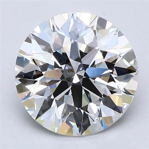 2.04ct G SI1 Rare Carat Ideal Cut Round Diamond