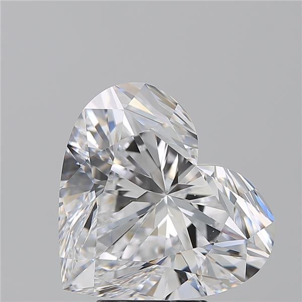 6.07ct D VS2 Rare Carat Ideal Cut Heart Diamond