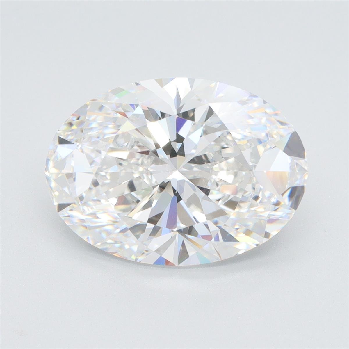 5.00ct F VVS2 Rare Carat Ideal Cut Oval Lab Grown Diamond