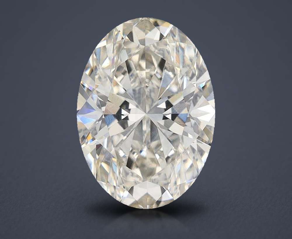 3.08 Carat Oval Lab Diamond