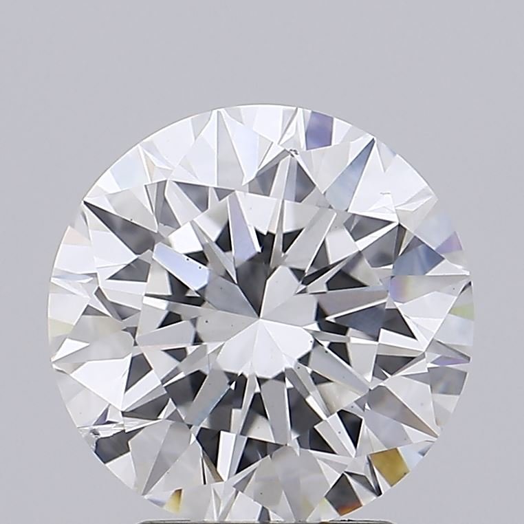 3.14ct E SI1 Excellent Cut Round Lab Grown Diamond