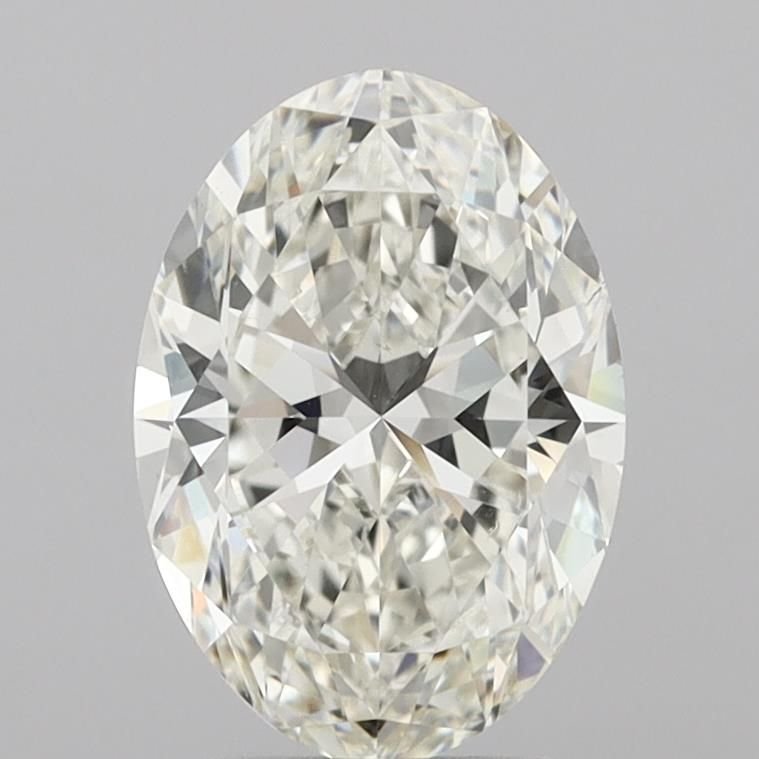 3.52ct K SI1 Rare Carat Ideal Cut Oval Diamond