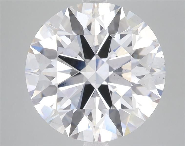 6.78ct F VS2 Rare Carat Ideal Cut Round Lab Grown Diamond