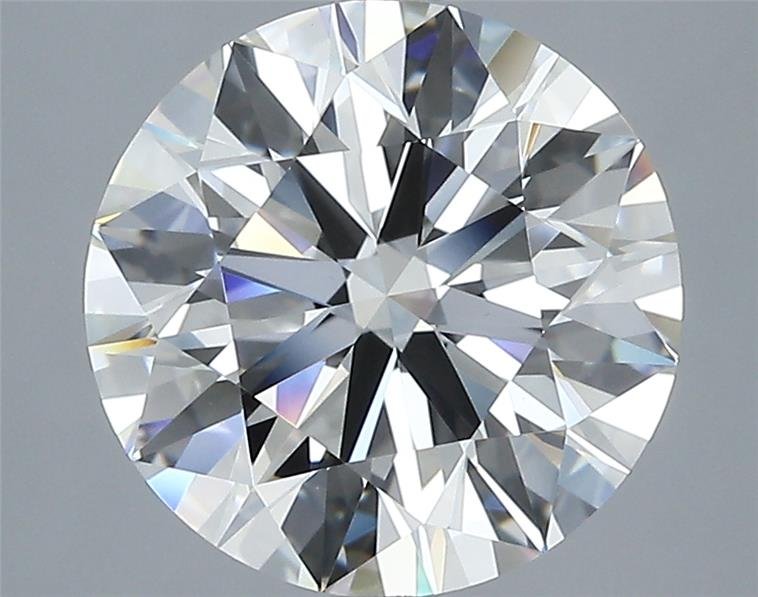 3.74ct J VS1 Rare Carat Ideal Cut Round Diamond