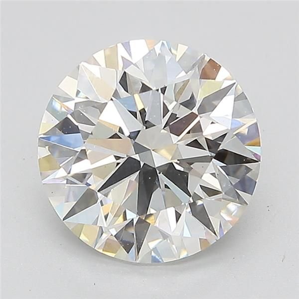 2.74ct E VS1 Rare Carat Ideal Cut Round Lab Grown Diamond