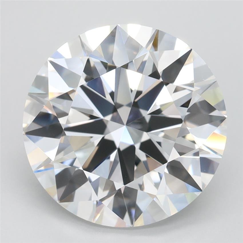 4.01ct D FL Rare Carat Ideal Cut Round Lab Grown Diamond