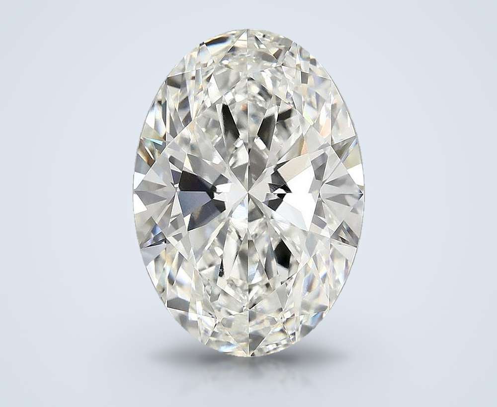 6.63 Carat Oval Lab Diamond