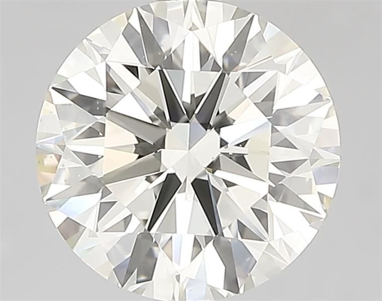 2.55ct K VS2 Rare Carat Ideal Cut Round Diamond