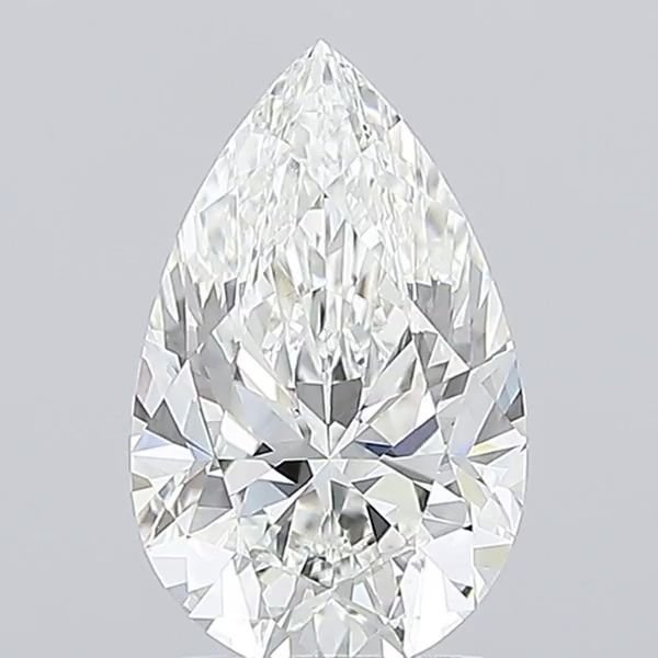 2.64ct G VVS2 Very Good Cut Pear Lab Grown Diamond