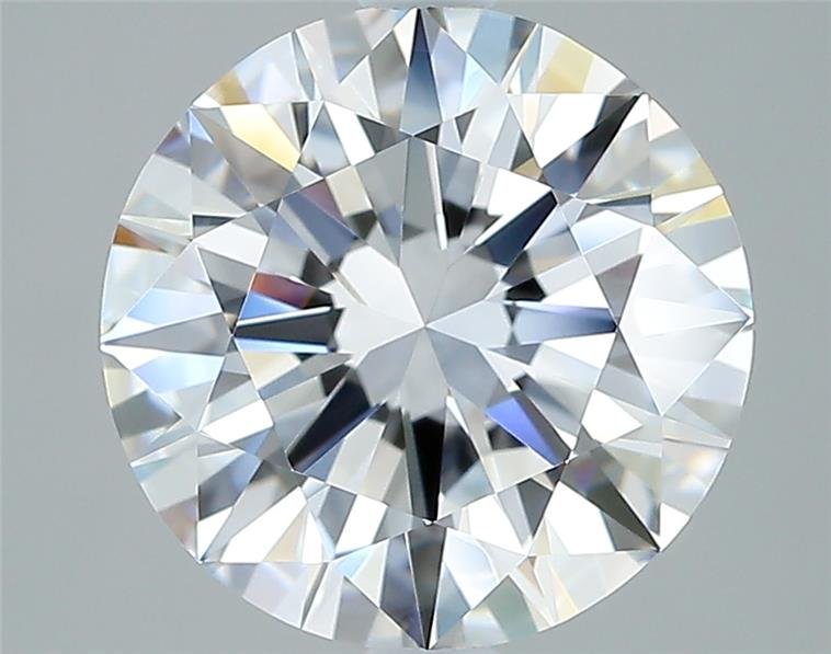 3.01ct D FL Rare Carat Ideal Cut Round Diamond
