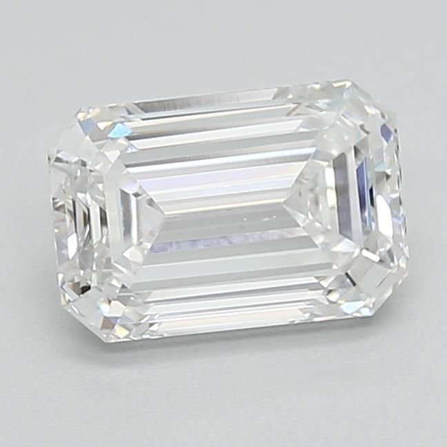 1.42ct E VVS2 Rare Carat Ideal Cut Emerald Lab Grown Diamond