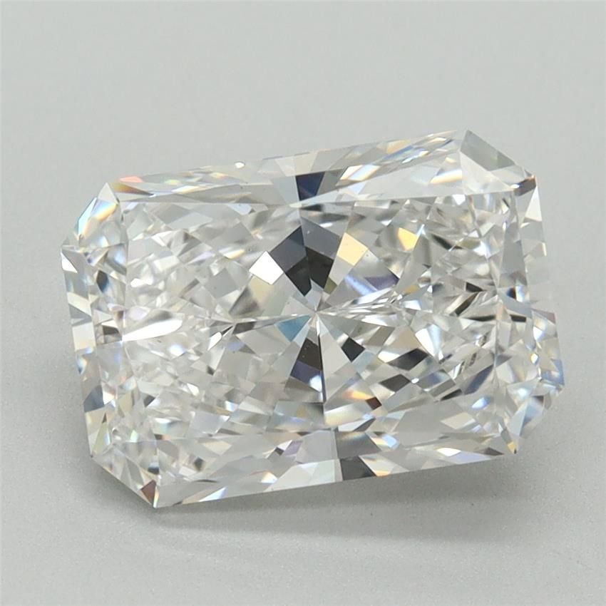 3.00ct D VS1 Rare Carat Ideal Cut Radiant Lab Grown Diamond
