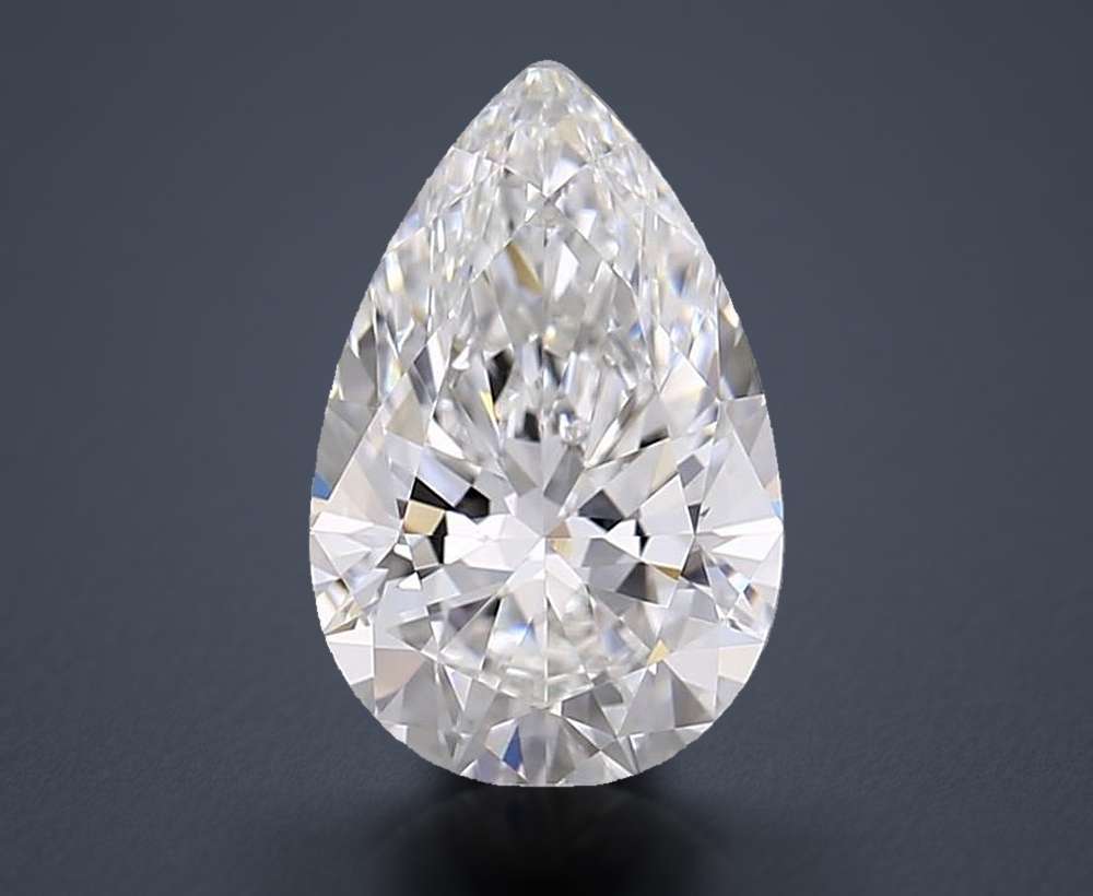 1.72 Carat Pear Lab Diamond