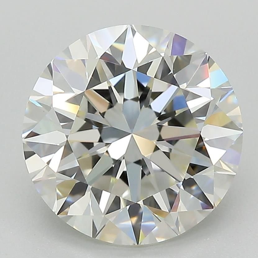 3.70ct I VVS2 Excellent Cut Round Lab Grown Diamond