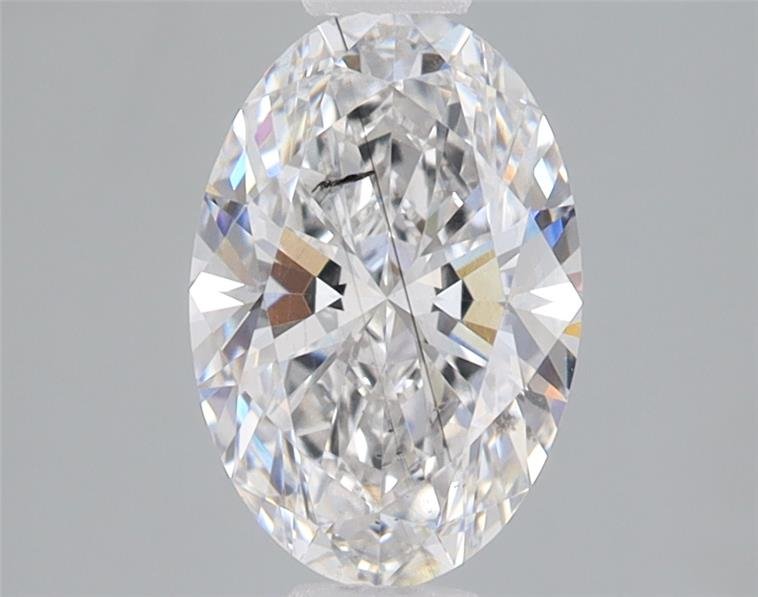 1.36ct F SI1 Rare Carat Ideal Cut Oval Lab Grown Diamond