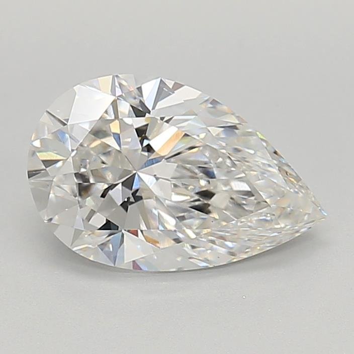 2.08ct F VS1 Rare Carat Ideal Cut Pear Lab Grown Diamond