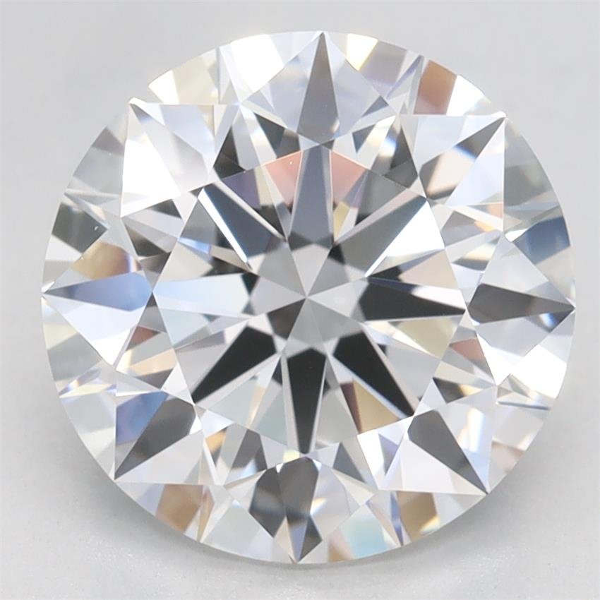 3.13ct D VVS1 Rare Carat Ideal Cut Round Lab Grown Diamond