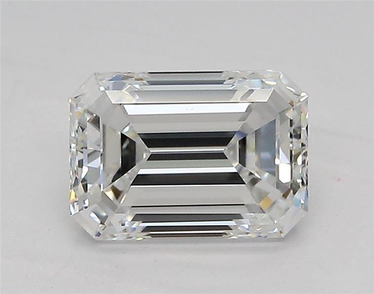 1.51ct D VVS1 Rare Carat Ideal Cut Emerald Lab Grown Diamond
