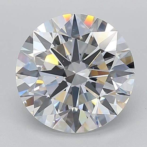 3.08ct E VVS1 Rare Carat Ideal Cut Round Lab Grown Diamond
