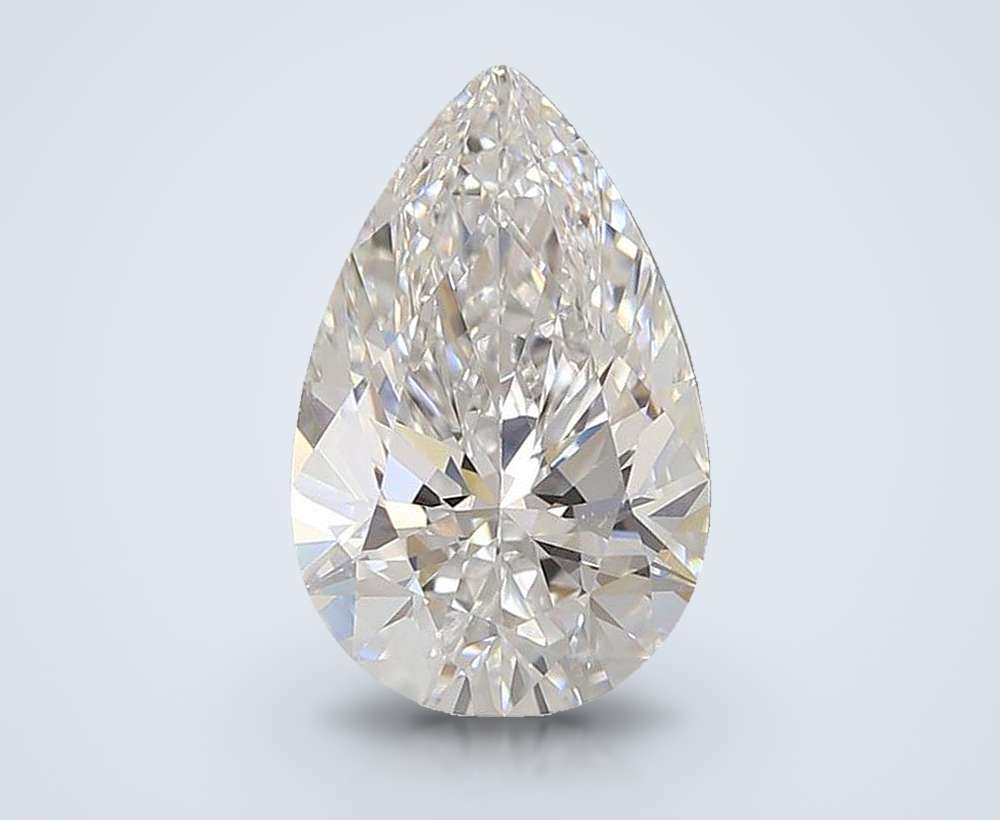 3.77 Carat Pear Lab Diamond