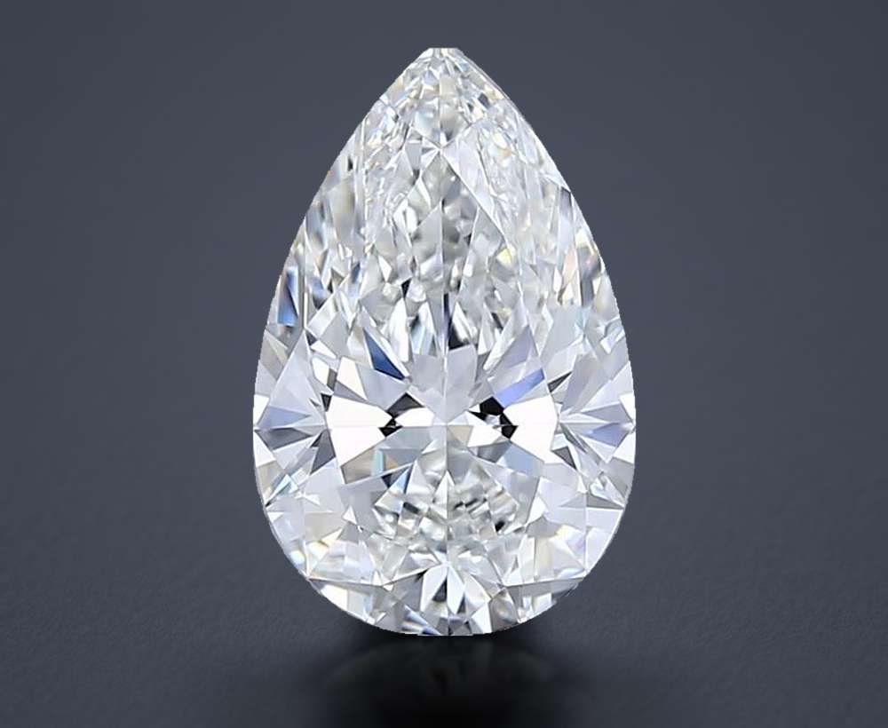 3.00 Carat Pear Lab Diamond