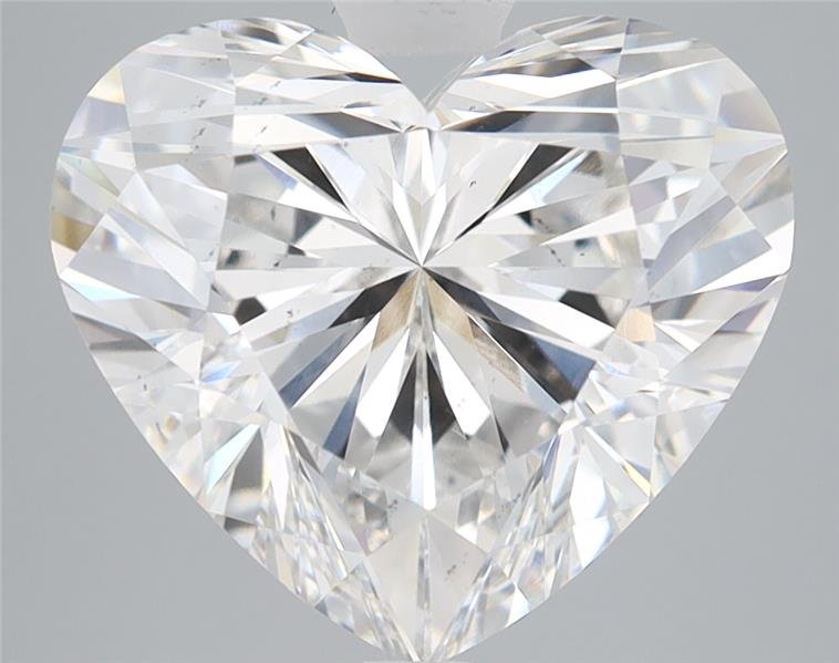 5.60ct F VS2 Rare Carat Ideal Cut Heart Lab Grown Diamond