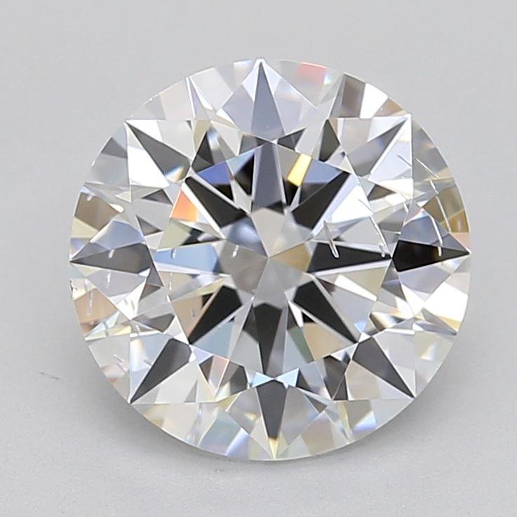 2.07ct E SI2 Rare Carat Ideal Cut Round Lab Grown Diamond