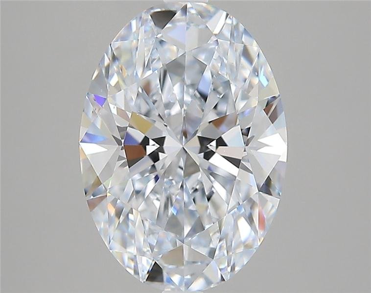 3.58ct H VS2 Rare Carat Ideal Cut Oval Lab Grown Diamond