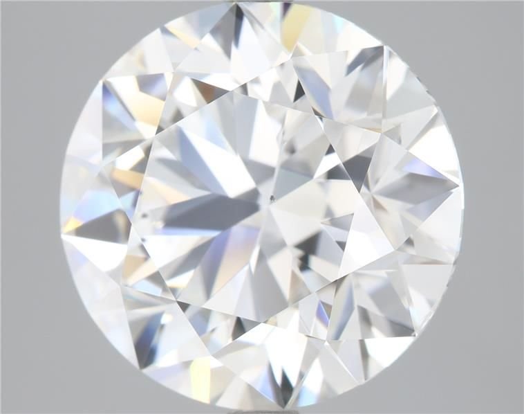 4.01ct F SI1 Excellent Cut Round Diamond