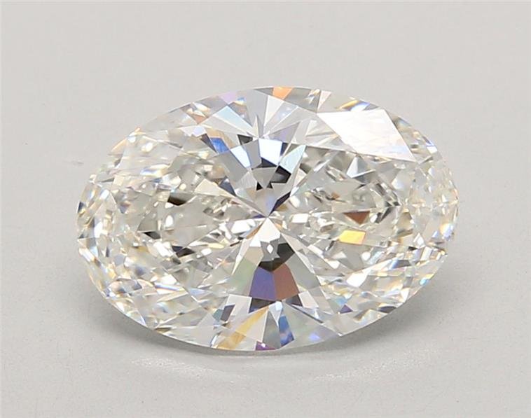2.51ct F VS1 Rare Carat Ideal Cut Oval Lab Grown Diamond